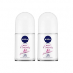 NIVEA PEARL AND BEAUTY Deodorant Roll-on - For Women  (100 ml, Pack of 2)