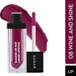 SUGAR Cosmetics Smudge Me Not Liquid Lipstick  (08 Wine And Shine (Sangria), 4.5 ml)
